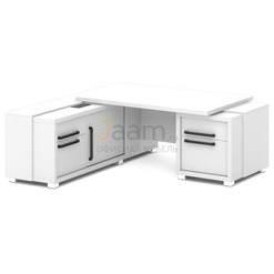 Кабинет руководителя Стол с тумбой и греденцией L-13пр/л