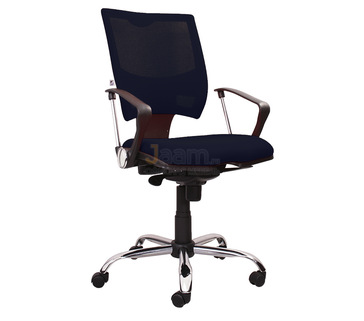 Кресло для персонала Spring grey cfs silver