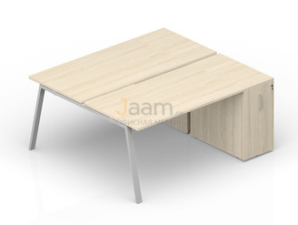 Мебель для персонала Составной стол с приставными шкафами Tower AR2TPS148T072