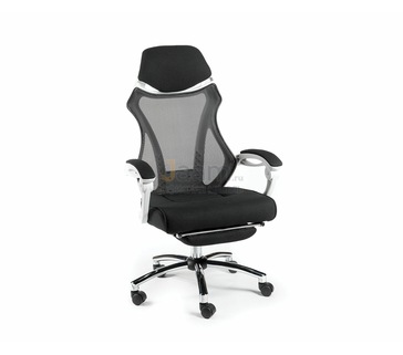 Кресло H-007 А black (white plastic)