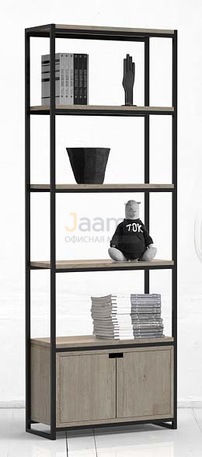 Мебель для персонала Стеллаж низкий с ящиком METALFRAME OAK 4