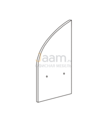 Мебель для гостиниц Панель для прикроватной тумбочки левая R5532