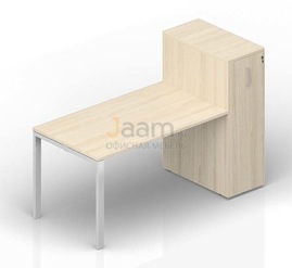 Мебель для персонала Стол с приставным шкафом Tower STTPS168T112