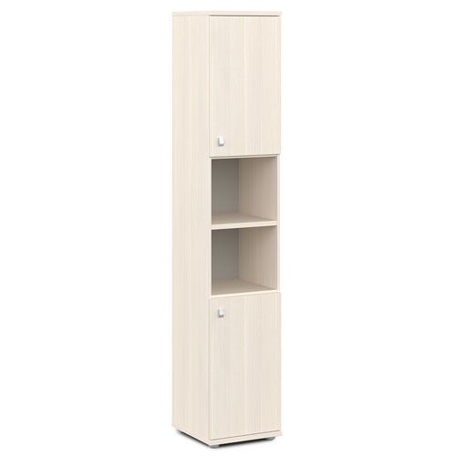 Офисный шкаф полуоткрытый Vasanta V-504 412x440x2195 (Дуб Кобург)