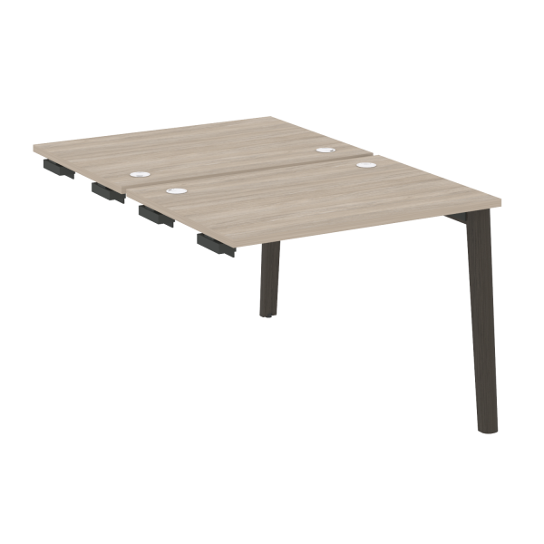 Стол-приставка двойной на деревянных опорах Onix Wood OW.D.SPR-1.7 980x1475x750