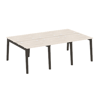 Рабочая станция на деревянных опорах Onix Wood OW.D.RS-6.0.7 2340x1475x750