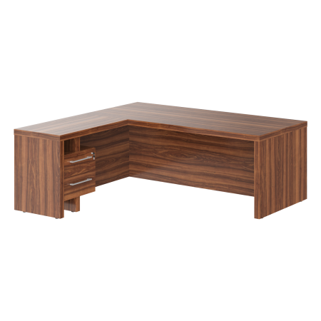 Стол руководителя Zenn ZCT 2019HL 2000x1900x745 (Орех Даллас)