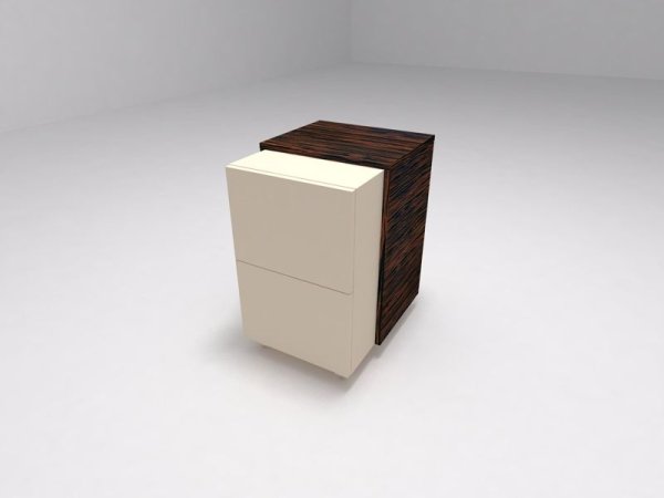 Декоративный топ для тумбы на колесиках Brix BR.00.36 450x370x630 (Бежевый (акрил))