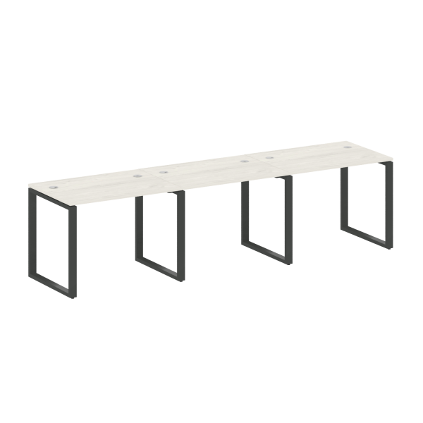 Рабочая станция Metal System Style БО.СМ-3.1 3000x720x750 (Дуб Наварра/Антрацит металл)