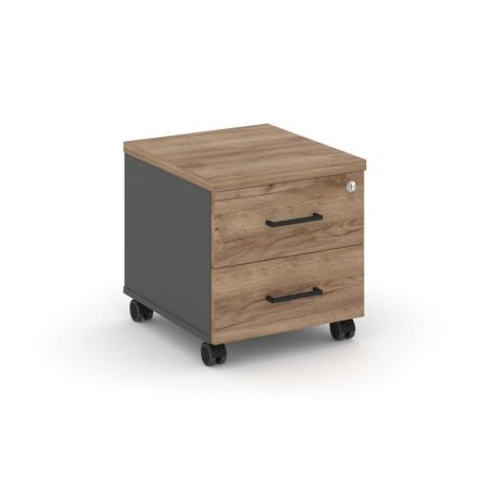 Тумба мобильная 2 ящика стандартные колеса SN.TM-001 (416х460х437)