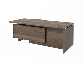 Стол руководителя с опорной тумбой Festus FI-121R.DD 1800x2100x750