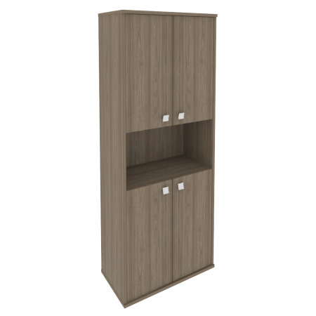 Шкаф высокий широкий Style Л.СТ-1.5 778x410x1980 (Вяз Благородный)