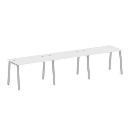 Рабочая станция на 3 рабочих места на А-образном м/к Metal System Style БА.СМ-3.2 3600x720x750