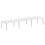 Стол для переговоров (3 столешницы) на А-образном м/к Metal System Style БА.ПРГ-3.4 4800x1235x750