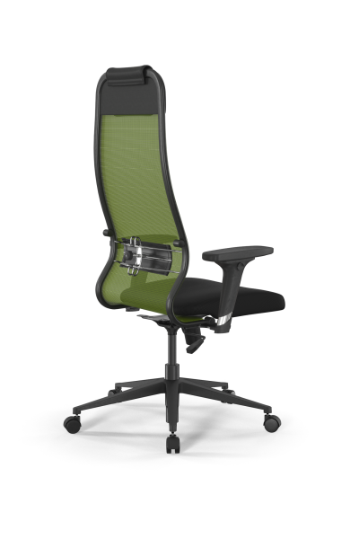 Кресло для руководителя Метта Sit 10 B1-111D - X2+UMF(X1) /Ub00/Wh00/D02P(M09.B11.G19.W02)