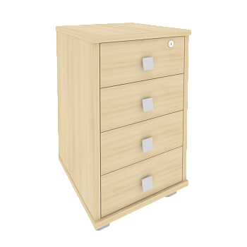 Тумба подкатная 4 ящ. Style Л.ТМ-4 420x450x714