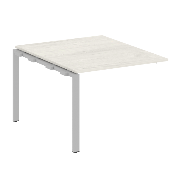 Проходной наборный элемент переговорного стола Metal System Style БП.ППРГ-1 1000x1235x750 (Дуб Наварра/Серый металл)