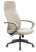 Кресло руководителя CH-608Fabric песочный Light-21 крестов. пластик