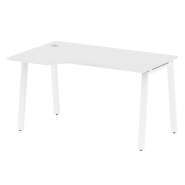 Стол криволинейный левый Metal System Style БА.СА-2 Л 1400x900x750
