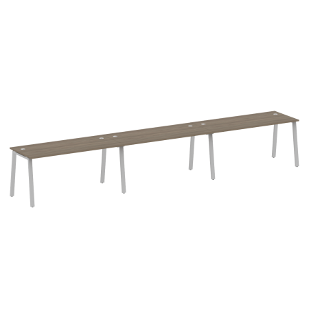 Рабочая станция на 3 рабочих места на А-образном м/к Metal System Style БА.СМ-3.4 4800x720x750