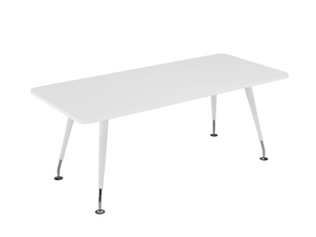 Стол для руководителя прямой Emporio Premium EMP102 2000x900x750 (Белый глянецСерый)