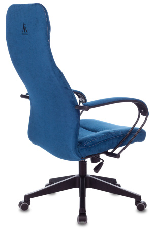 Кресло руководителя CH-608Fabric темно-синий Velvet 29 крестов. пластик (Синий)