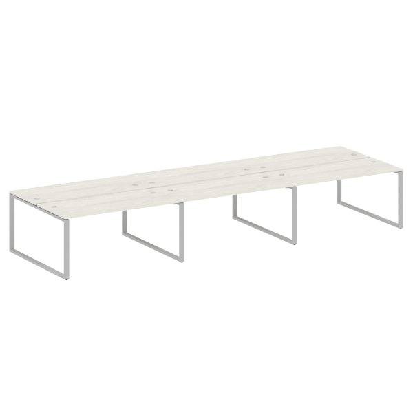 Рабочая станция Metal System Style БО.СМ-6.4 4800x1475x750 (Дуб Наварра/Серый металл)