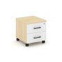 Тумба мобильная 2 ящика стандартные колеса SN.TM-001 (416х460х437)