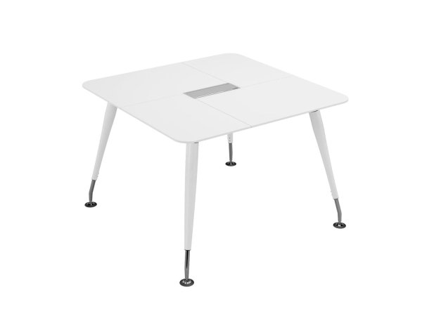 Стол для переговоров Emporio EMP502.HGW 1100x1100x757 (Белый глянецБелый)