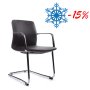 Стул офисный Plaza-SF FK004-C11 Темно-коричневый