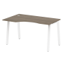 Стол криволинейный левый Metal System Style БА.СА-2 Л 1400x900x750