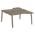 Рабочая станция криволинейная Metal System Style БА.РАС-СА-2.2 1400x1835x750