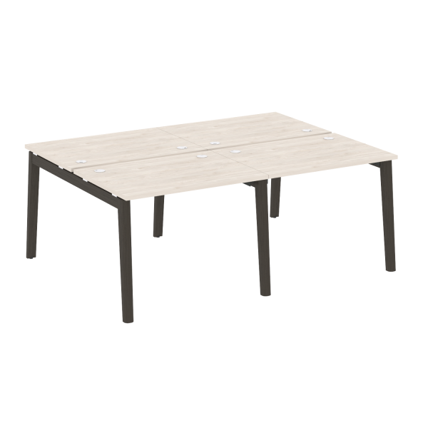 Рабочая станция на деревянных опорах Onix Wood OW.D.RS-4.1.7 1960x1475x750