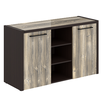 Тумба с фригобаром в кабинет руководителя серии Morris MTF 140 1400x492x828