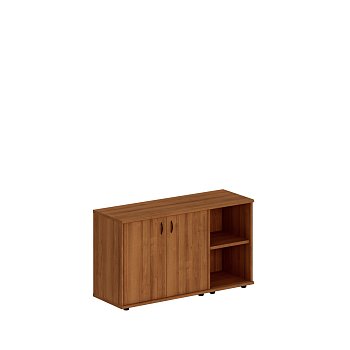 Шкаф комбинированный низкий (закрытый + стеллаж узкий) Престиж Исп.05 1330x460x750