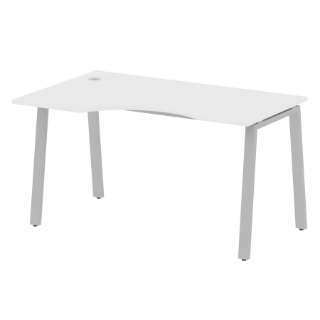Стол криволинейный левый Metal System Style БА.СА-2 Л 1400x900x750