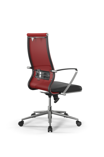 Кресло для руководителя Метта Sit 10 B2-163K - T+Extra /Km00/Wm12/K5cL(M09.B23.G18.W01) (Красный | Черный)