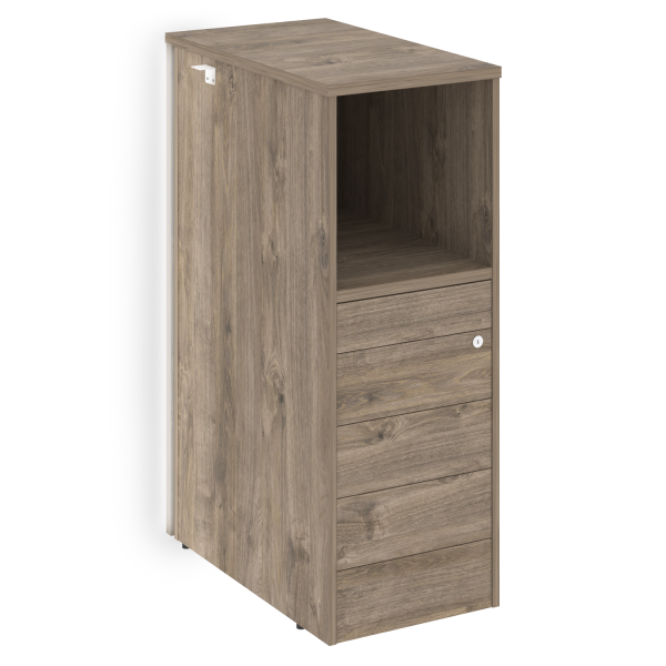 Тумба с подсветкой 5 ящиков TIP-ON завершающая, правая Onix O.R-TV-5TIP.SR 436x767x1185