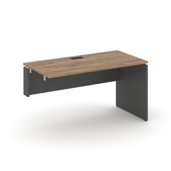 Стол-приставка к опорным элементам SN-D.OPRS-001(L) (980х600х750) (Дуб Табак/Антрацит)
