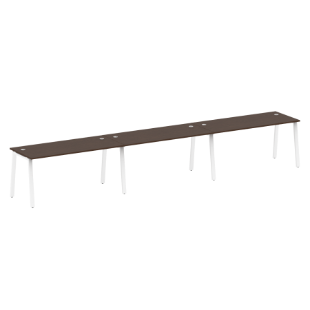 Рабочая станция на 3 рабочих места на А-образном м/к Metal System Style БА.СМ-3.4 4800x720x750