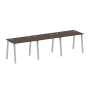 Рабочая станция на 3 рабочих места на А-образном м/к Metal System Style БА.СМ-3.1 3000x720x750