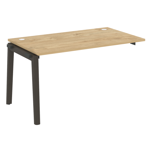 Наборный элемент рабочей станции на деревянных опорах Onix Wood OW.1.NRS-3.8 1380x800x750