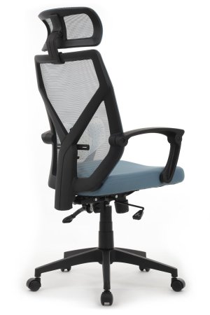 Офисное кресло Oliver RCH W-203AC Черный пластик | Синий (Синий | Черный)