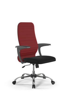 Кресло для руководителя Метта Sit 8 B2-10U - UMF(X1) /Uh02/Wh00/U1mL-b(M09.B21.G20.W01) (Красный | Черный)