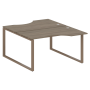 Рабочая станция криволинейная Metal System Style БО.РАС-СА-2.2 1400x1835x750