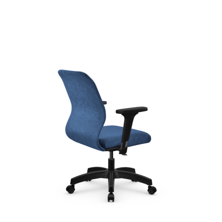 Кресло для руководителя Метта SU-Mr-4(Vivaldi)/подл.200/осн.005 (Светло-синий)