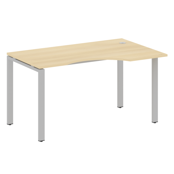 Стол криволинейный правый Metal System Style БП.СА-2 Пр 1400x900x750