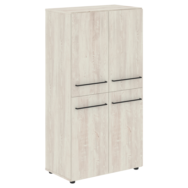 Шкаф с 2-мя комплектами глухих малых дверей LOFTIS LMC 80.4 800х430х1517