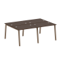 Рабочая станция на 4 рабочих места на А-образном м/к Metal System Style БА.СМ-4.1 2000x1475x750