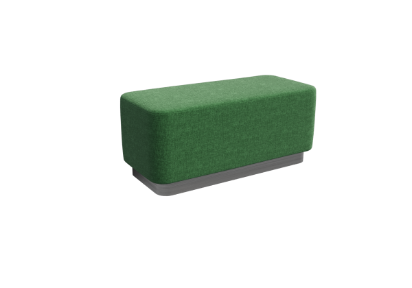 Пуфик PV-4 (Velvet Lux 77/Серебро)